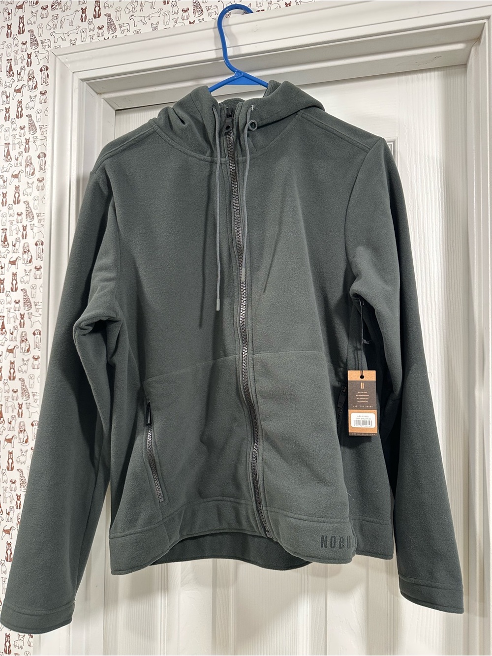 Women’s Full-Zip Hooded Fleece Jacket - Charcoal